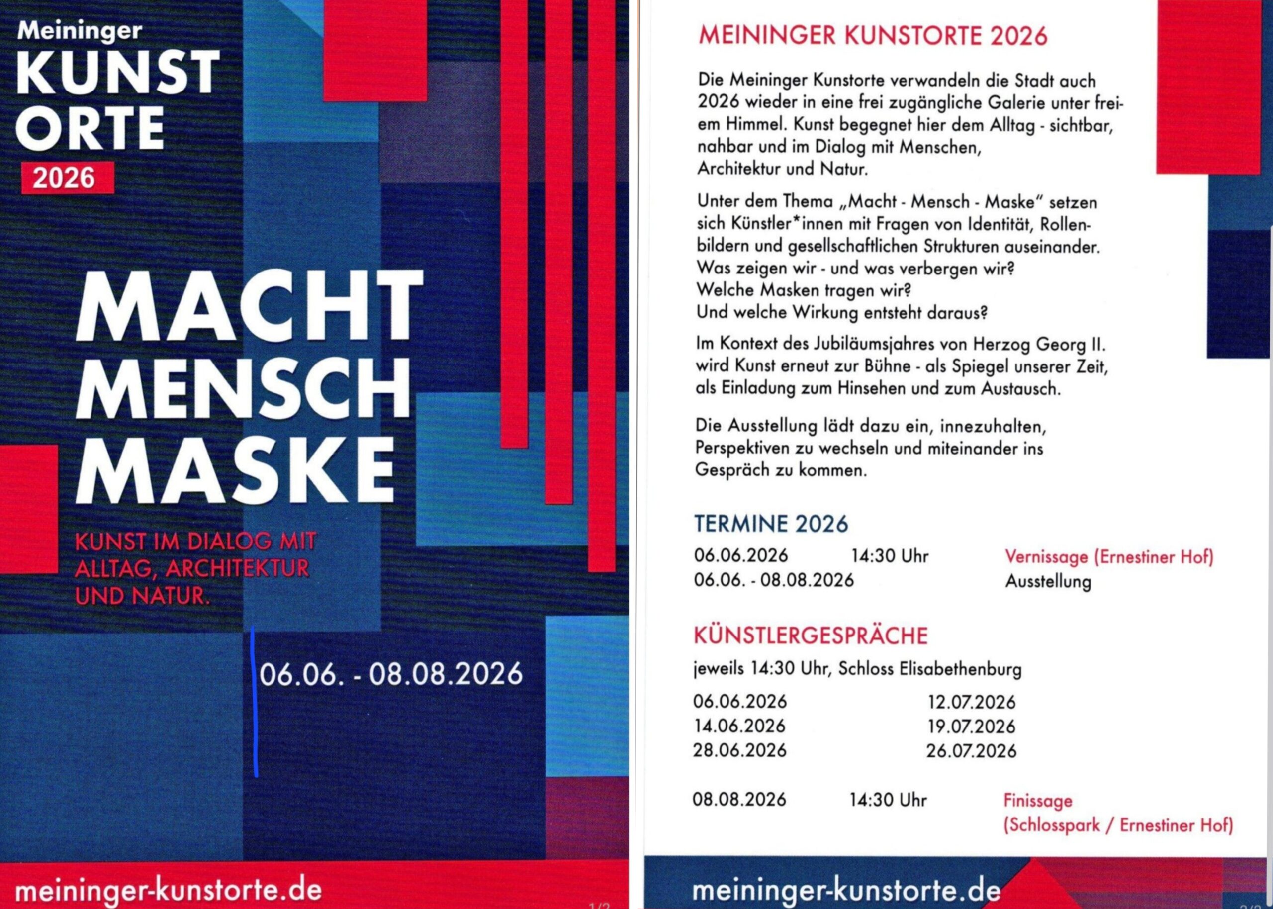 Meininger Kunstorte 2026