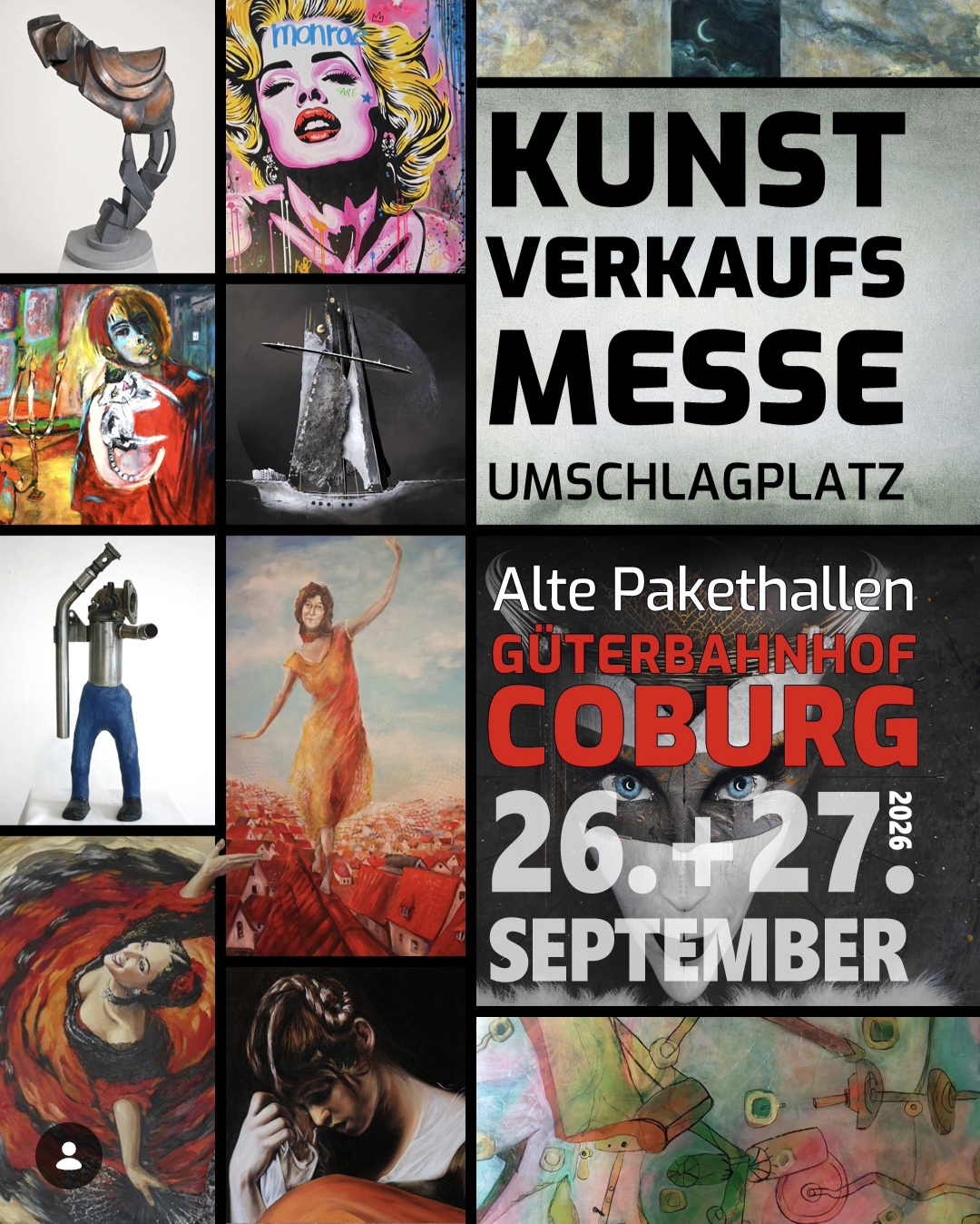 KUNSTVERKAUFSMESSE UMSCHLAGPLATZ